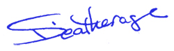 Chris Deatherage signature